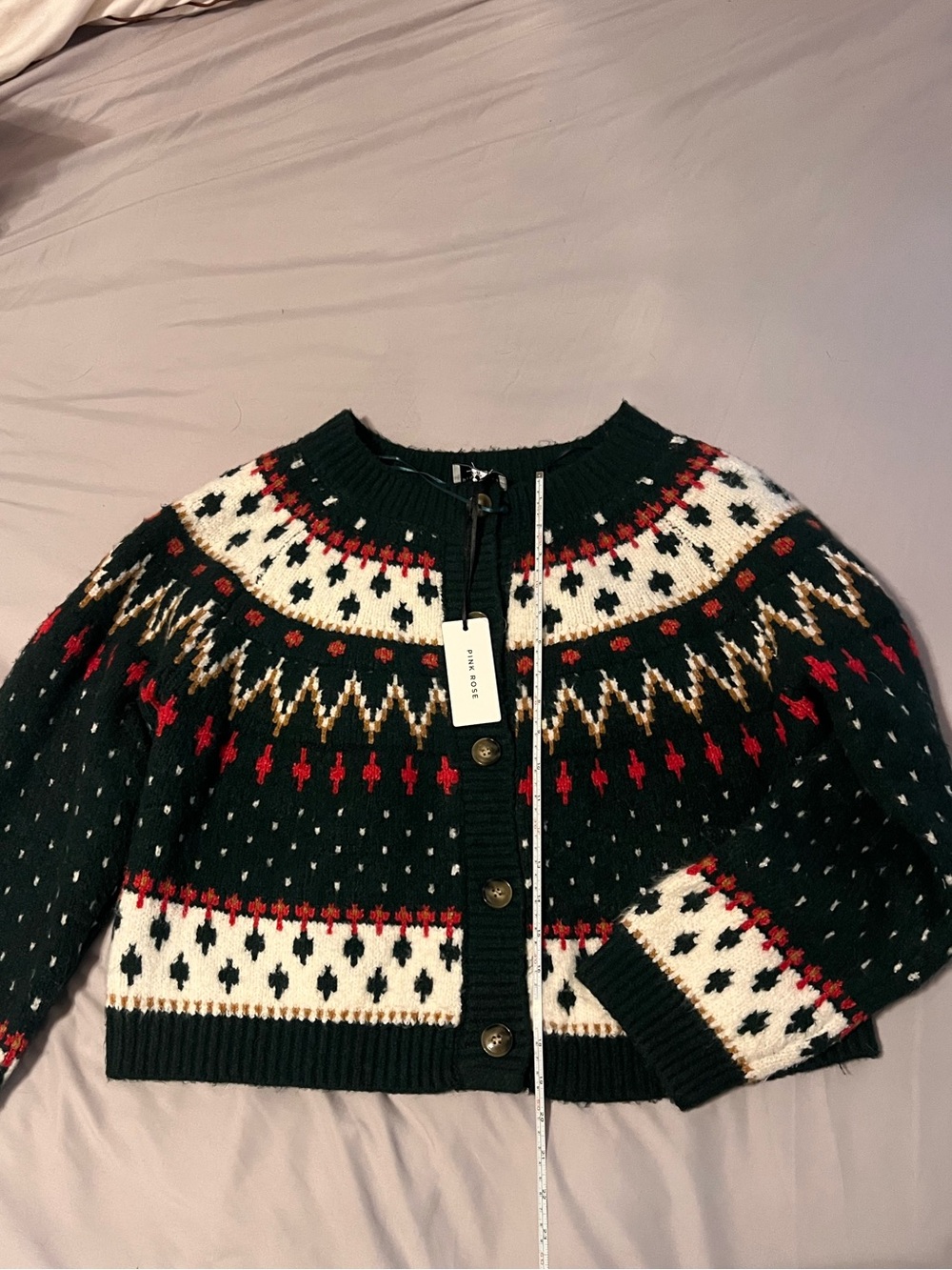Fuzzy Cardigan Sweater